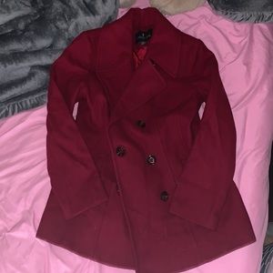 Woman’s London fog coat